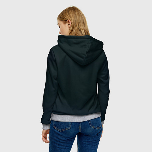 Женская толстовка Созвездие медведицы / 3D-Меланж – фото 4