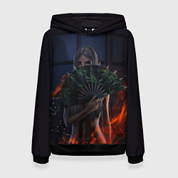 Толстовка-худи женская Легенда Иви, цвет: 3D-черный