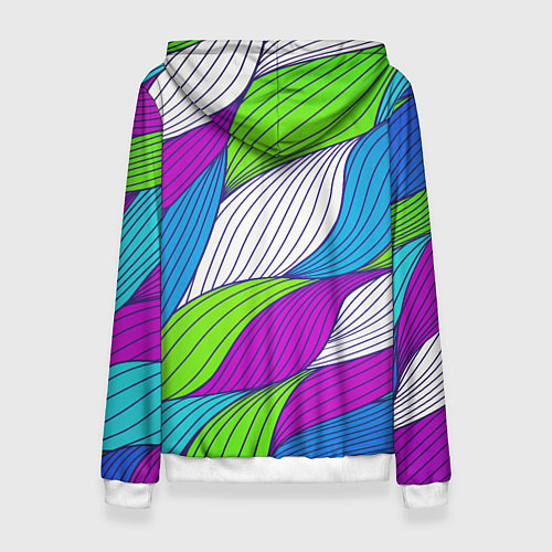 Женская толстовка Цветная ткань / 3D-Белый – фото 2