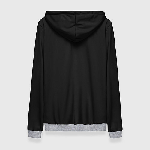 Женская толстовка 01 RUS Адыгея / 3D-Меланж – фото 2