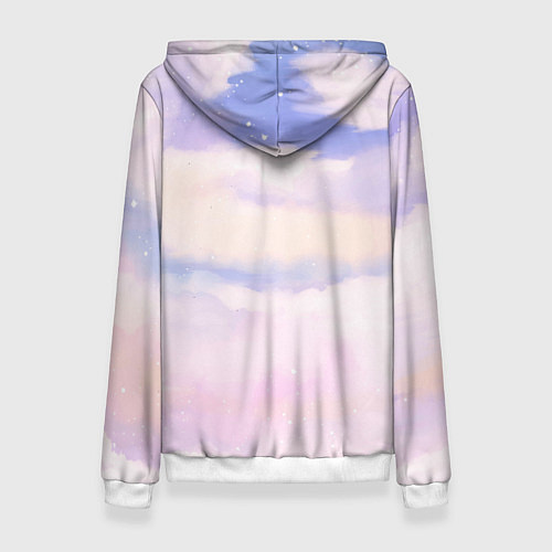 Женская толстовка Angels of Death sky clouds / 3D-Белый – фото 2