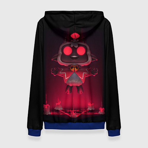 Женская толстовка Cult of the Lamb - Ритуал / 3D-Синий – фото 2