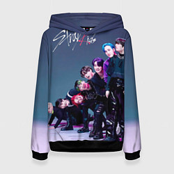 Толстовка-худи женская Stray Kids K Idols, цвет: 3D-черный