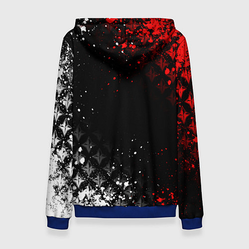 Женская толстовка Кадзуха - Мрачный геншин / 3D-Синий – фото 2