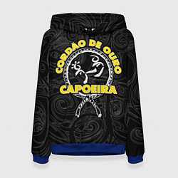 Толстовка-худи женская Cordao de ouro Capoeira, цвет: 3D-синий