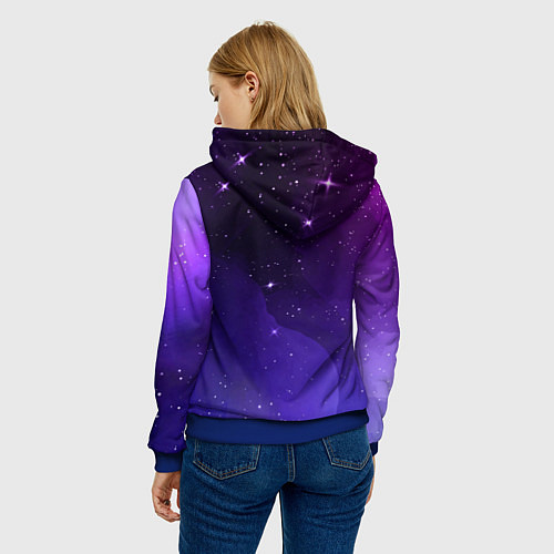 Женская толстовка Depeche Mode просто космос / 3D-Синий – фото 4