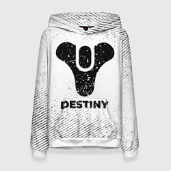 Женская толстовка Destiny с потертостями на светлом фоне