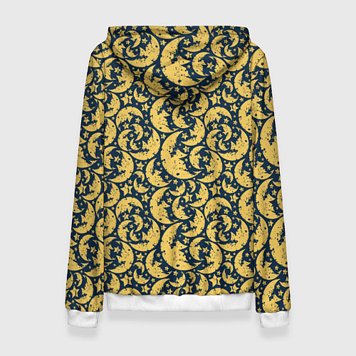 Женская толстовка Луна гранж / 3D-Белый – фото 2