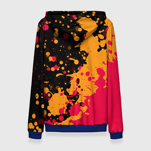 Женская толстовка Roma Краска / 3D-Синий – фото 2