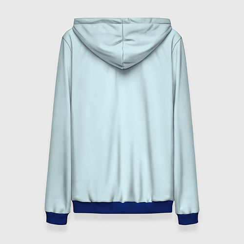 Женская толстовка Оранжевый - Радужные друзья / 3D-Синий – фото 2