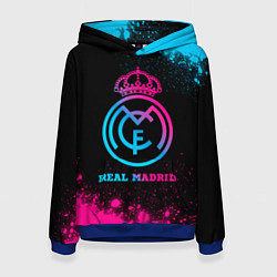 Женская толстовка Real Madrid - neon gradient