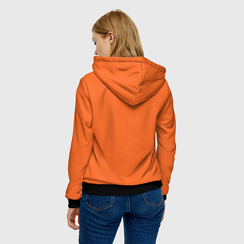 Женская толстовка DOOM - Doomguy / 3D-Черный – фото 4