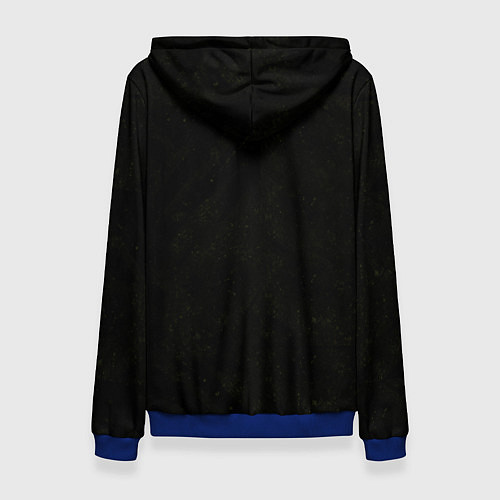 Женская толстовка Space pac-man / 3D-Синий – фото 2