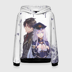 Толстовка-худи женская Синъэй и Владилена - 86, цвет: 3D-черный