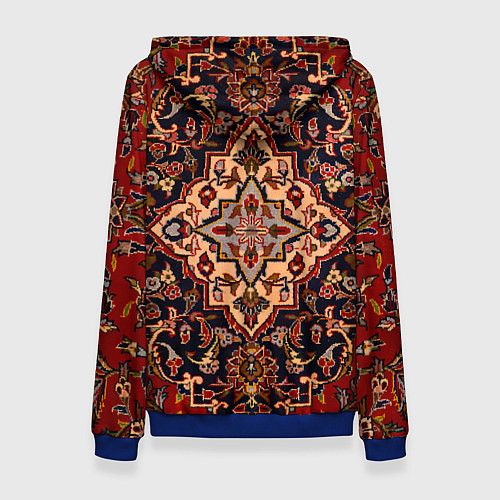 Женская толстовка Советский ковёр / 3D-Синий – фото 2