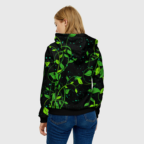 Женская толстовка Нахида дендро архонт / 3D-Черный – фото 4