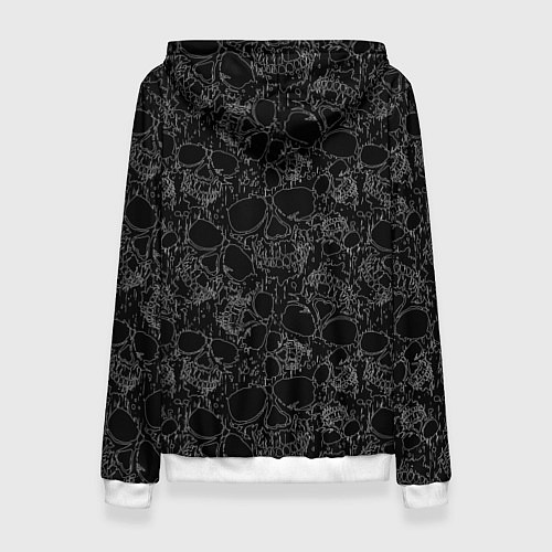 Женская толстовка Ку-ку ля-ля, чи-чи, га-га / 3D-Белый – фото 2