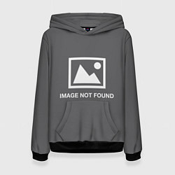 Толстовка-худи женская Image not found, цвет: 3D-черный