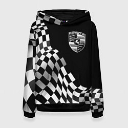 Женская толстовка Porsche racing flag