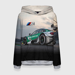 Толстовка-худи женская BMW M Power - Racing team - Motorsport, цвет: 3D-меланж