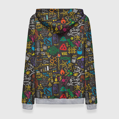 Женская толстовка Шпаргалка по химии / 3D-Меланж – фото 2