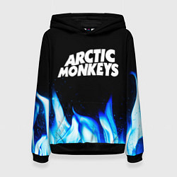 Женская толстовка Arctic Monkeys blue fire