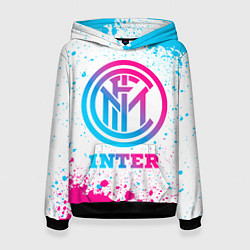 Женская толстовка Inter neon gradient style