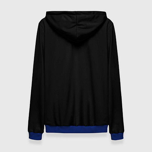 Женская толстовка Новый год 2023 загрузка / 3D-Синий – фото 2