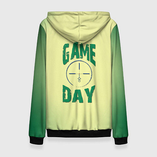 Женская толстовка Game day / 3D-Черный – фото 2