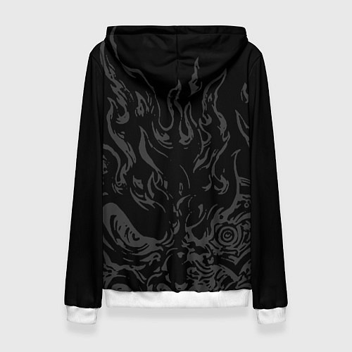 Женская толстовка Логотип Cyberpunk: Edgerunners - Дэвид / 3D-Белый – фото 2