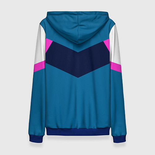 Женская толстовка FIRM в стиле 90х / 3D-Синий – фото 2