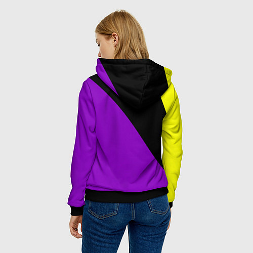 Женская толстовка FIRM прямиком из 80х / 3D-Черный – фото 4