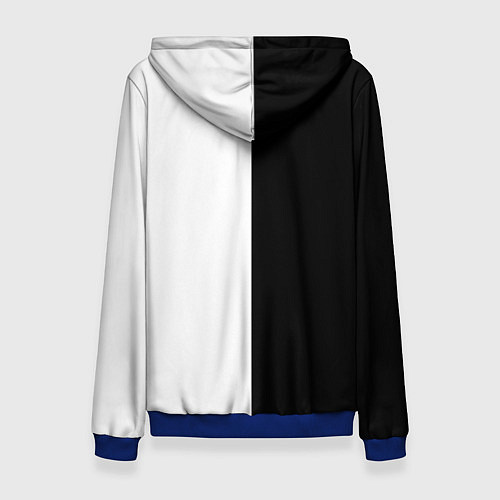 Женская толстовка Drain Face ZXC / 3D-Синий – фото 2