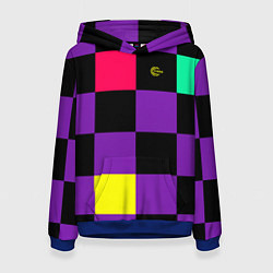 Толстовка-худи женская FIRM прямо из 80х, цвет: 3D-синий