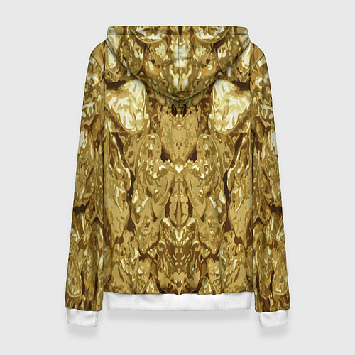 Женская толстовка Золотая кожа / 3D-Белый – фото 2