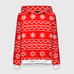 Женская толстовка Winter snowflakes