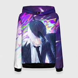 Толстовка-худи женская Аки демон, цвет: 3D-черный
