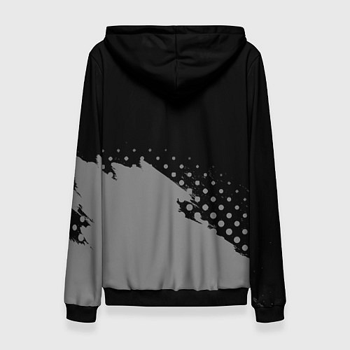 Женская толстовка 1974 - в красной рамке на темном / 3D-Черный – фото 2