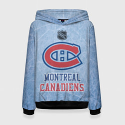 Толстовка-худи женская Montreal Canadiens - NHL, цвет: 3D-черный