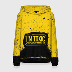 Толстовка-худи женская Toxic, цвет: 3D-черный