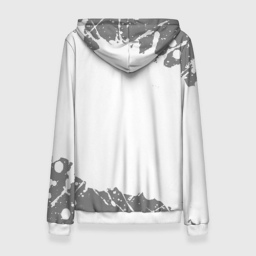 Женская толстовка На Земле с 1995: краска на светлом / 3D-Белый – фото 2