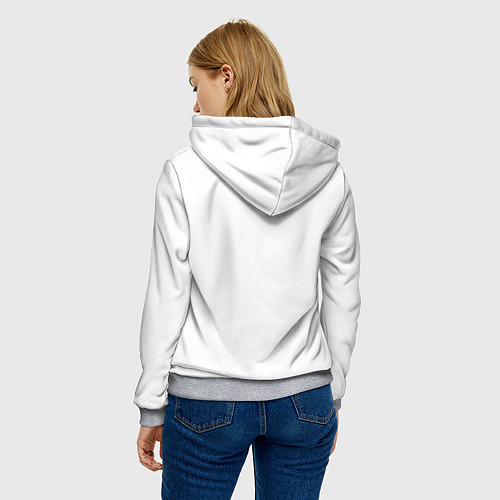 Женская толстовка XXXTentacion - art / 3D-Меланж – фото 4