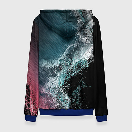 Женская толстовка Морские частицы / 3D-Синий – фото 2