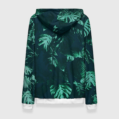 Женская толстовка Тропики: хочу на Бали / 3D-Белый – фото 2