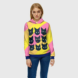 Толстовка-худи женская Hi-Fi Rush 808, цвет: 3D-синий — фото 2