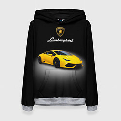 Женская толстовка Спорткар Lamborghini Aventador