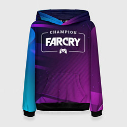 Женская толстовка Far Cry gaming champion: рамка с лого и джойстиком