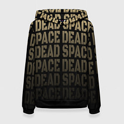 Толстовка-худи женская Dead Space или мертвый космос, цвет: 3D-черный