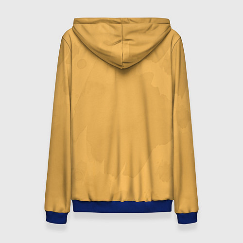 Женская толстовка Жираф дразнит / 3D-Синий – фото 2