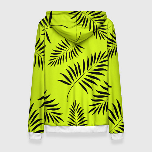 Женская толстовка Пальмовые ветви / 3D-Белый – фото 2